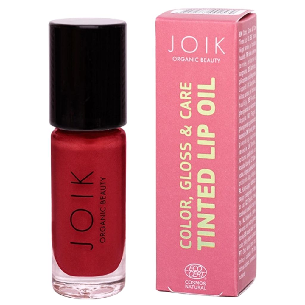 JOIK Organic Beauty Colour, Gloss & Care Lip Oil 04 Ruby Red 4,5 ml