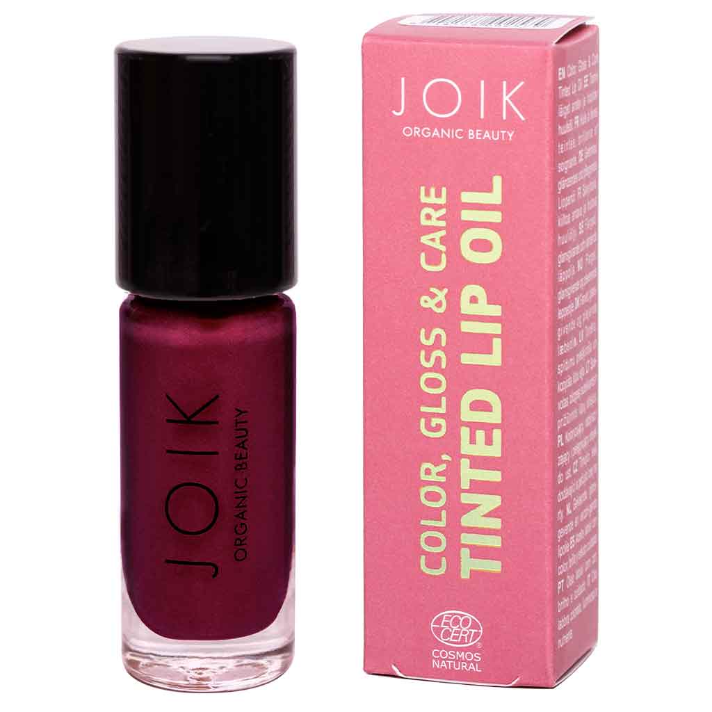 JOIK Organic Beauty Colour, Gloss & Care Lip Oil 05 Berry Beautiful 4,5 ml