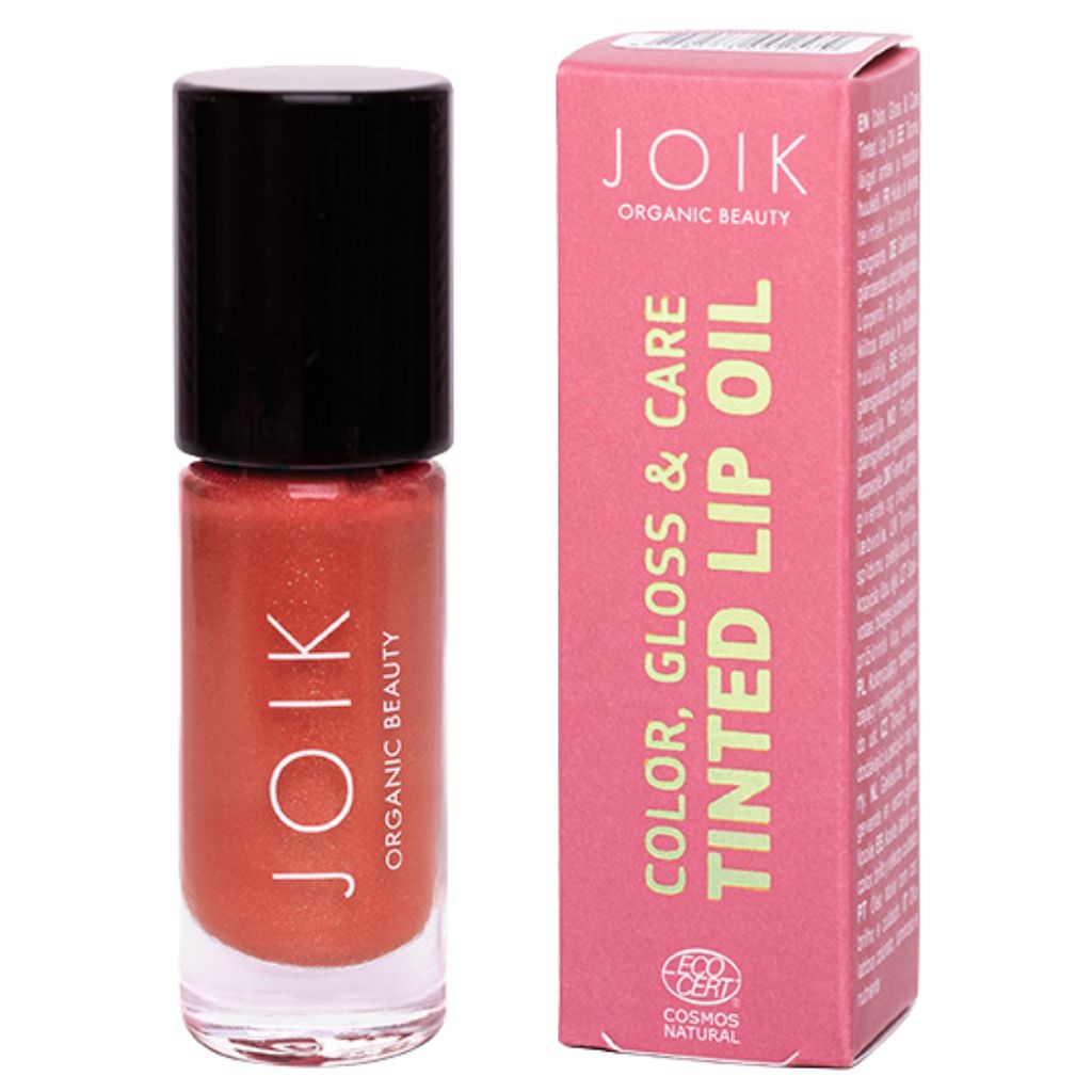JOIK Organic Beauty Colour, Gloss & Care Lip Oil 08 Peachy Coral 4,5 ml