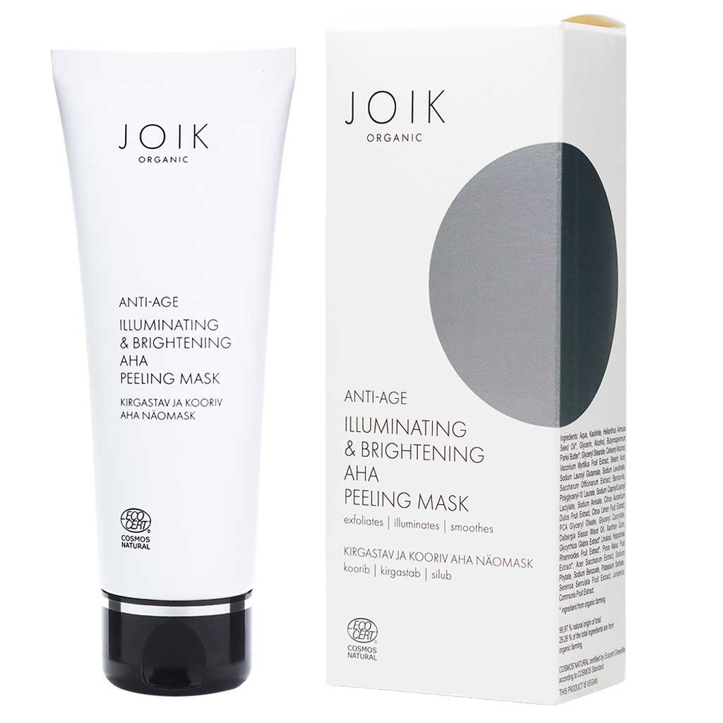 OUTLET JOIK Organic Illuminating & Brightening AHA Peeling Mask Kasvonaamio 75ml *