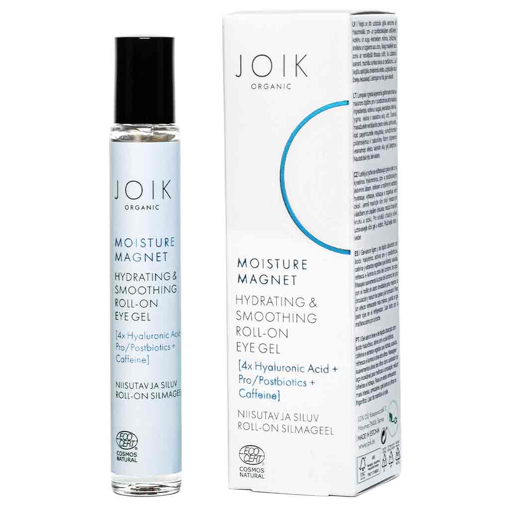 JOIK Organic Moisture Magnet Hydrating & Smooting Roll-On Eye Gel Silmänympärysseerumi 10ml