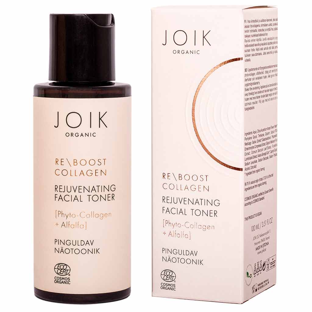 JOIK Organic Re-Boost Collagen Rejuvenating Facial Toner Kasvovesi 100 ml