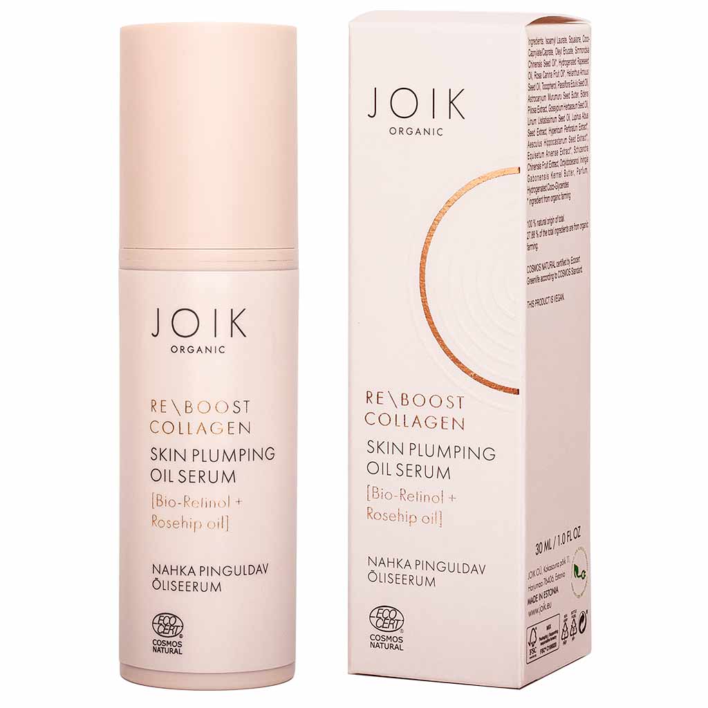 JOIK Organic Re-Boost Collagen Skin Plumping Oil Serum Kasvoseerumi 30 ml