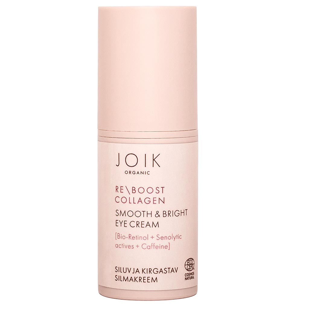 JOIK Organic Re-Boost Collagen Smooth & Bright Eye Cream Silmänympärysvoide 15 ml