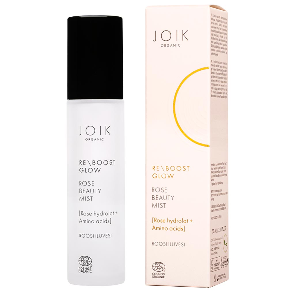 JOIK Organic Re-Boost Glow Rose Beauty Mist Kasvosuihke 50 ml