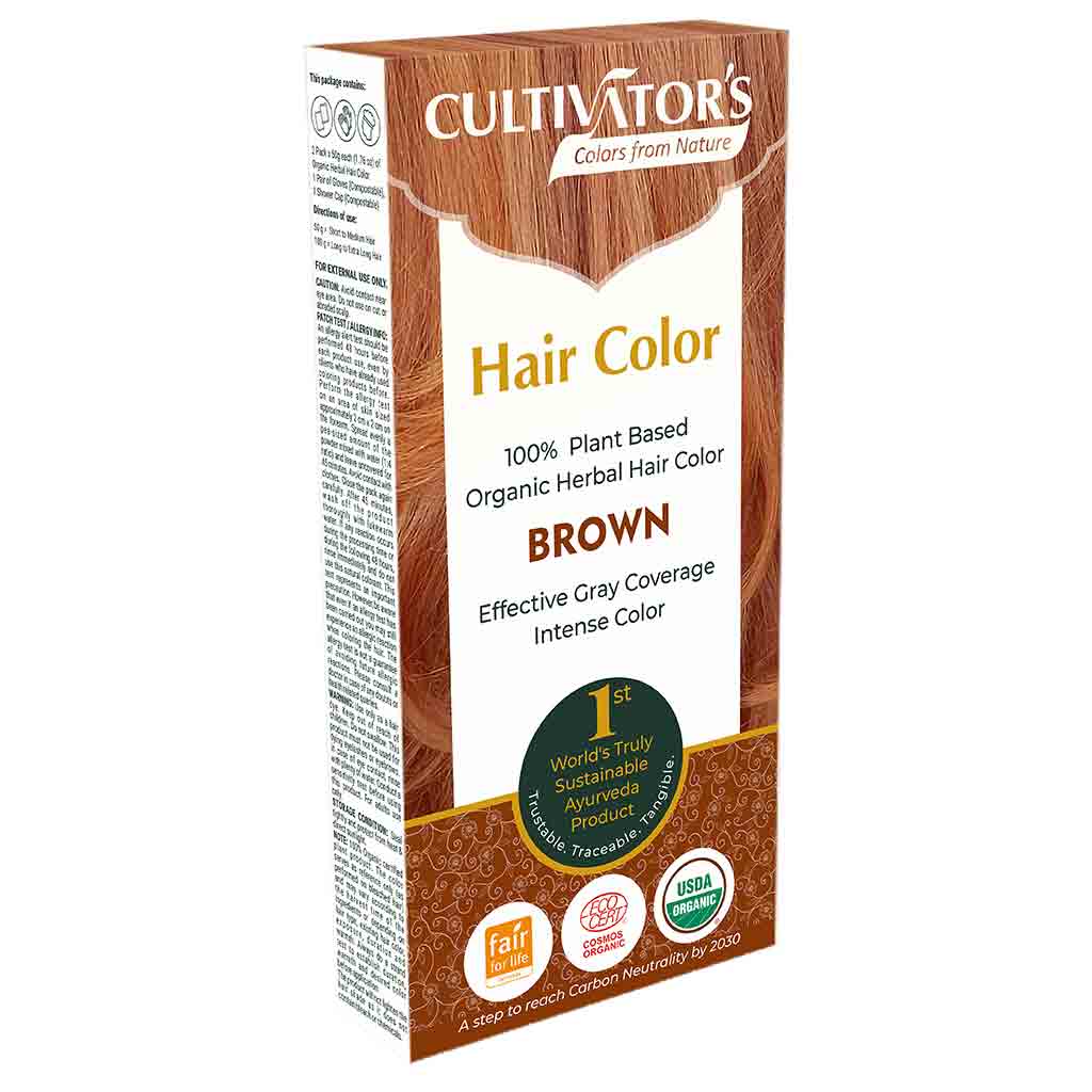 Cultivator's Hair Color Hårfärg Brown Slim Pack 100g