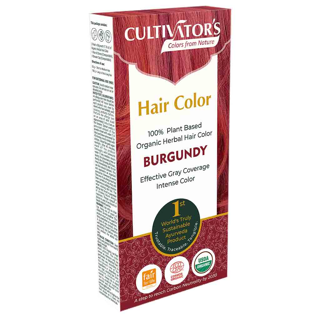 Cultivator's Hair Color Hårfärg Burgundy Slim Pack 100g