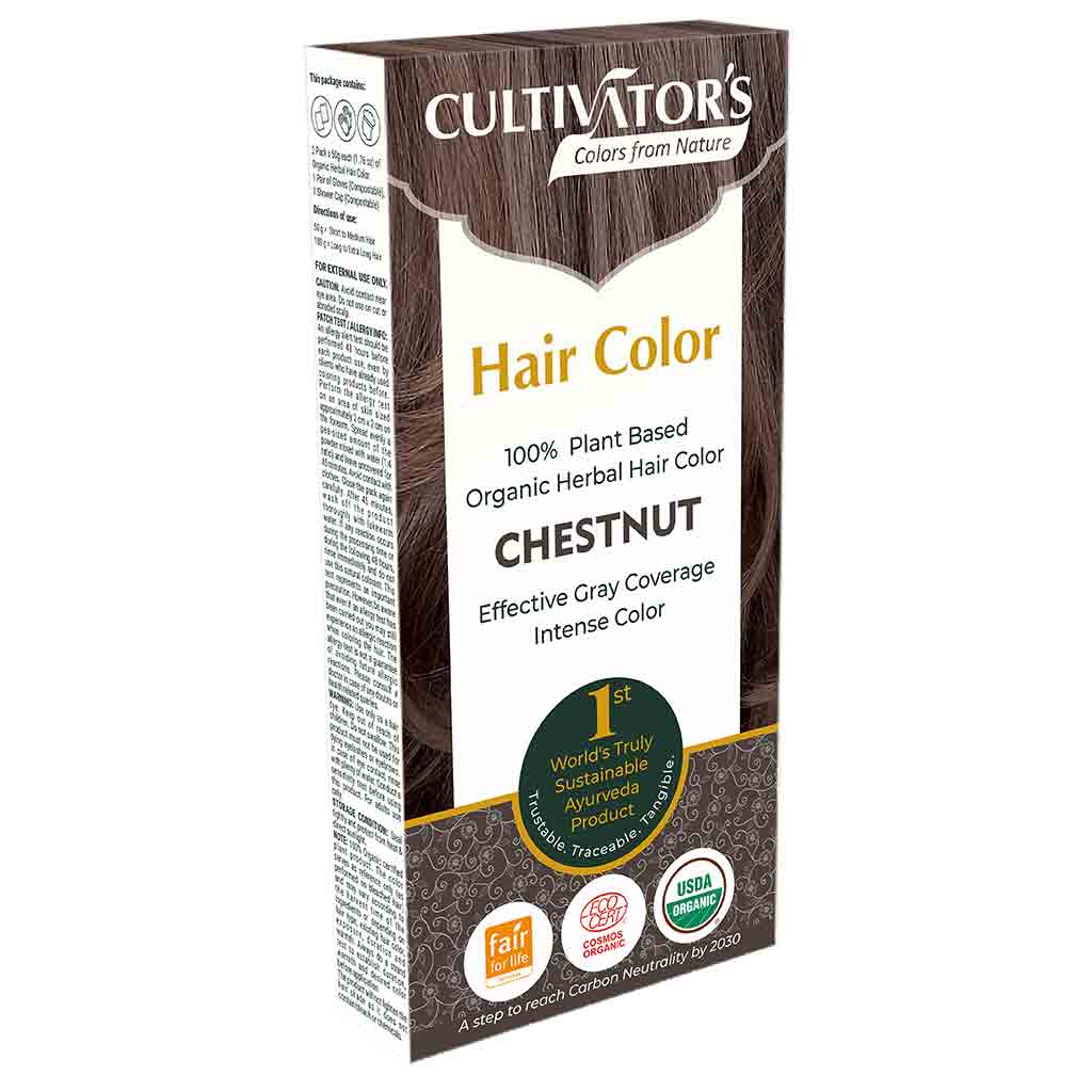 Cultivator's Hair Color Hårfärg Chestnut Slim Pack 100g