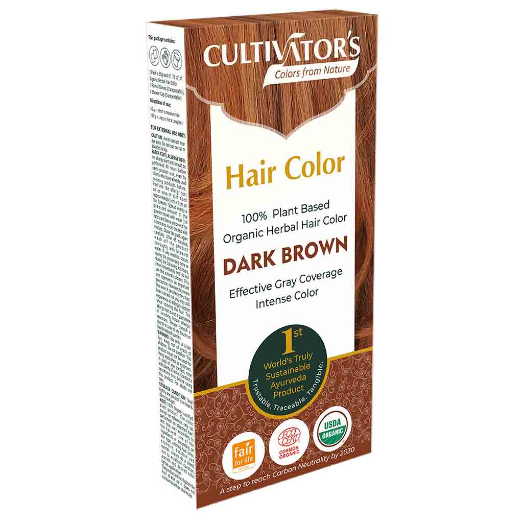 Cultivator's Hair Color Kasviväri Dark Brown Slim Pack 100g