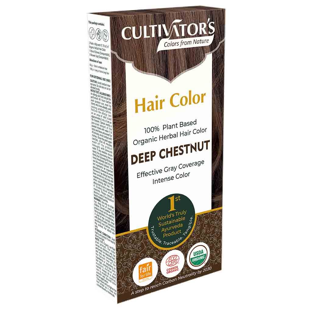Cultivator's Hair Color Kasviväri Deep Chestnut Slim Pack 100g