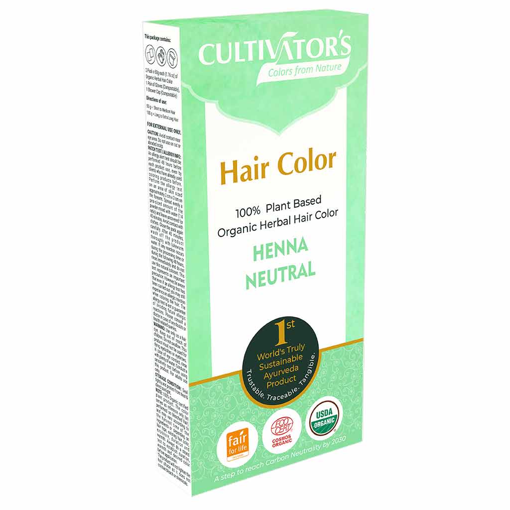 Cultivator's Hair Color Hårfärg Henna Neutral (Cassia) Slim Pack 100g