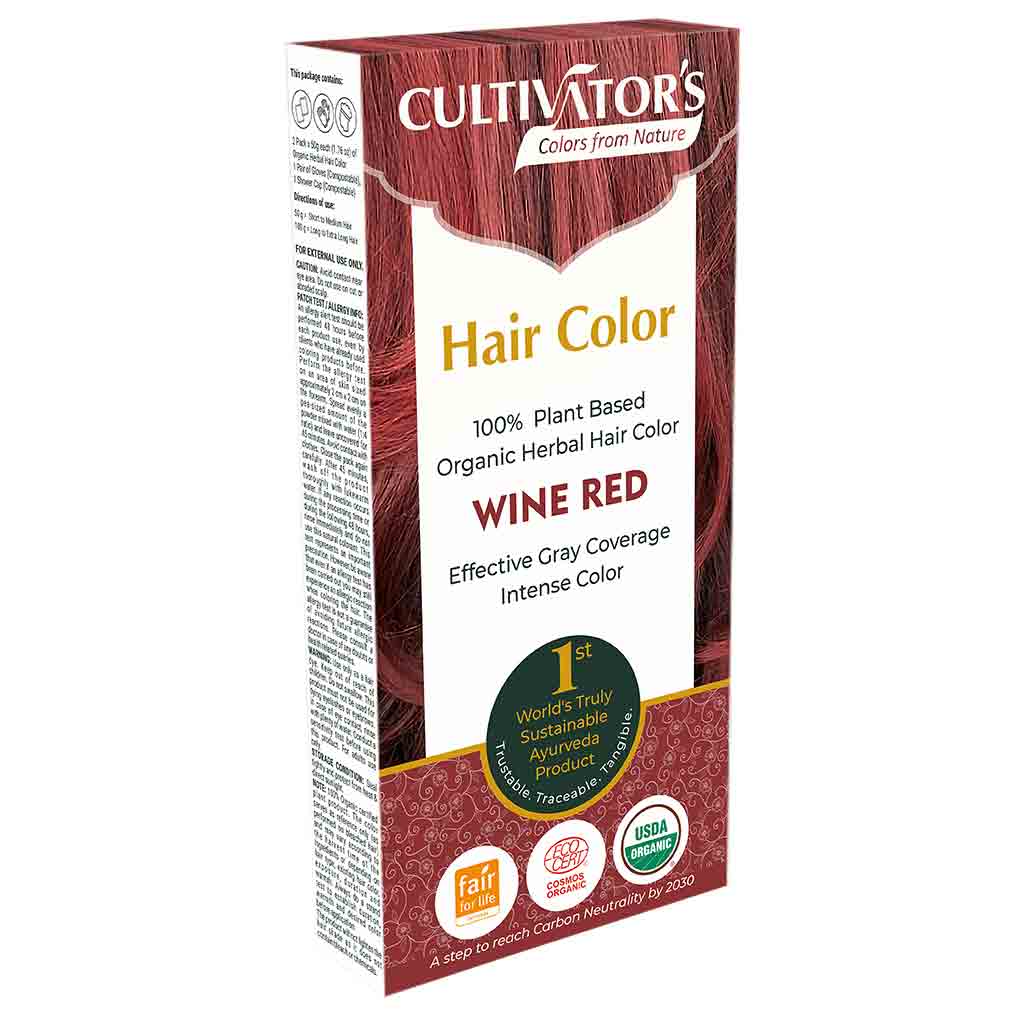 Cultivator's Hair Color Hårfärg Wine Red Slim Pack 100g