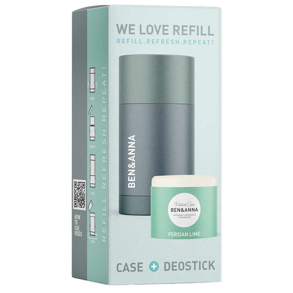 OUTLET Ben & Anna Deodorantti Kotelo + Refill Persian Lime *