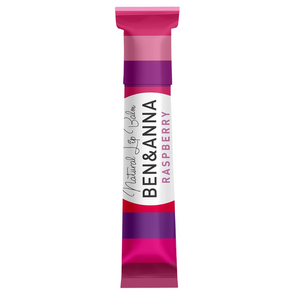 OUTLET Ben & Anna Natural Lip Balm Huulivoide Vadelma 6g *