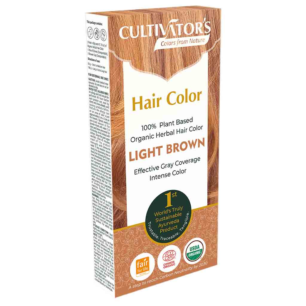 OUTLET Cultivator's Hair Color Kasviväri Light Brown Slim Pack 100g *