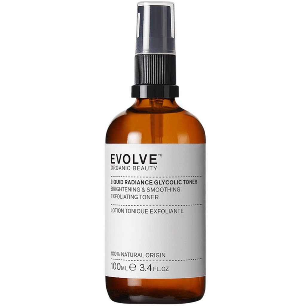 OUTLET Evolve Organic Beauty Liquid Radiance Glycolic Toner Kasvovesi 100 ml *