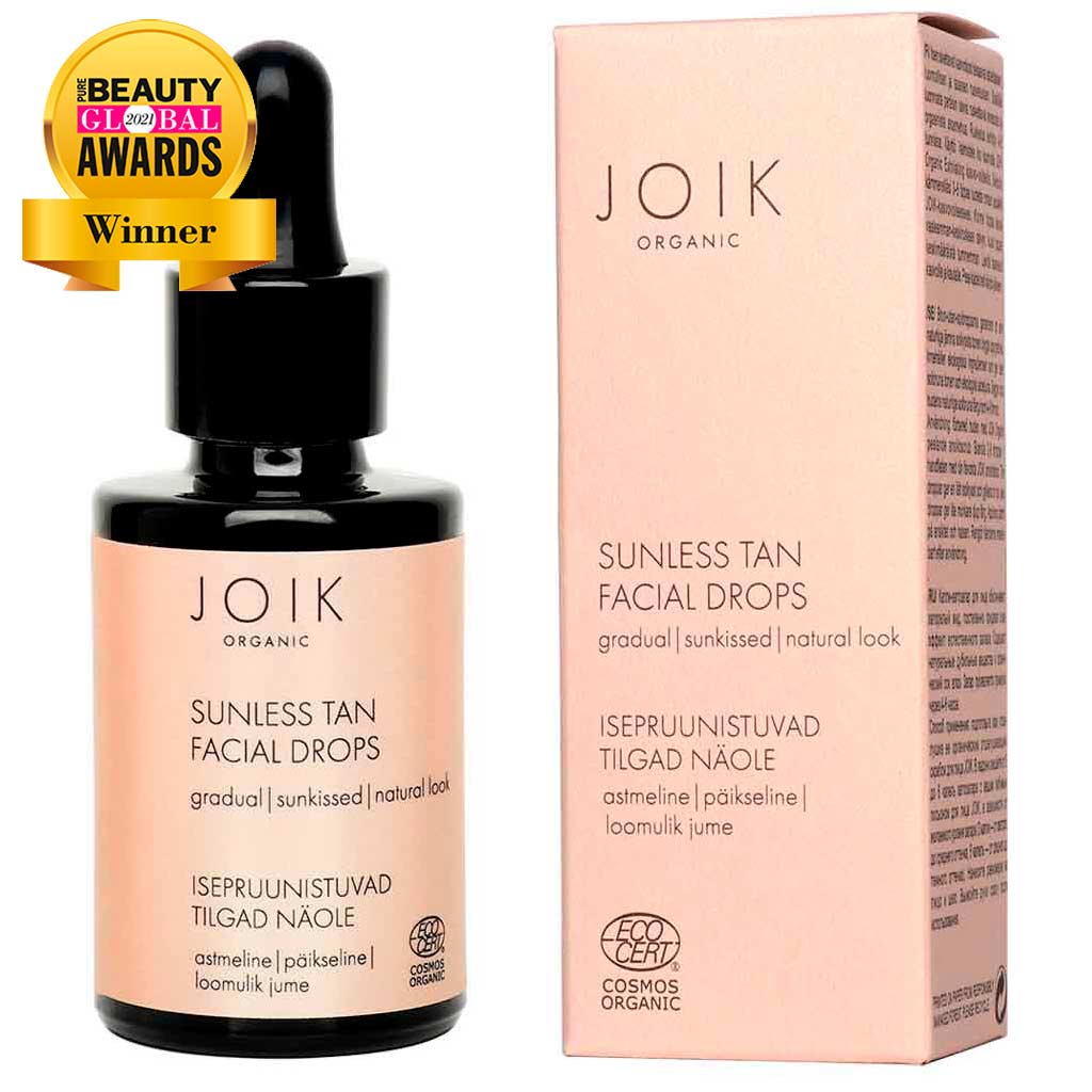 OUTLET JOIK Organic Sunless Tan Facial Drops itseruskettavat kasvotipat 30 ml *