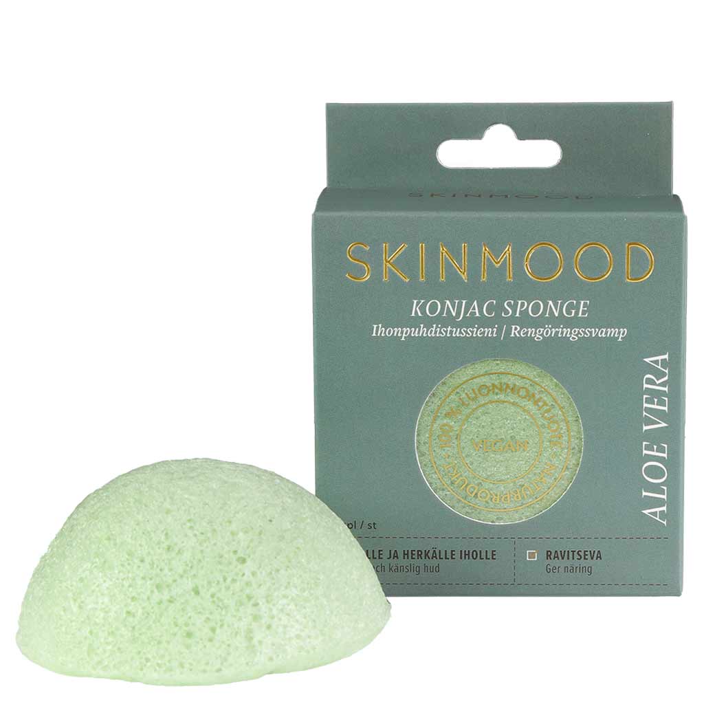 SkinMood Konjac Aloe Facial Sponge Dry Skin