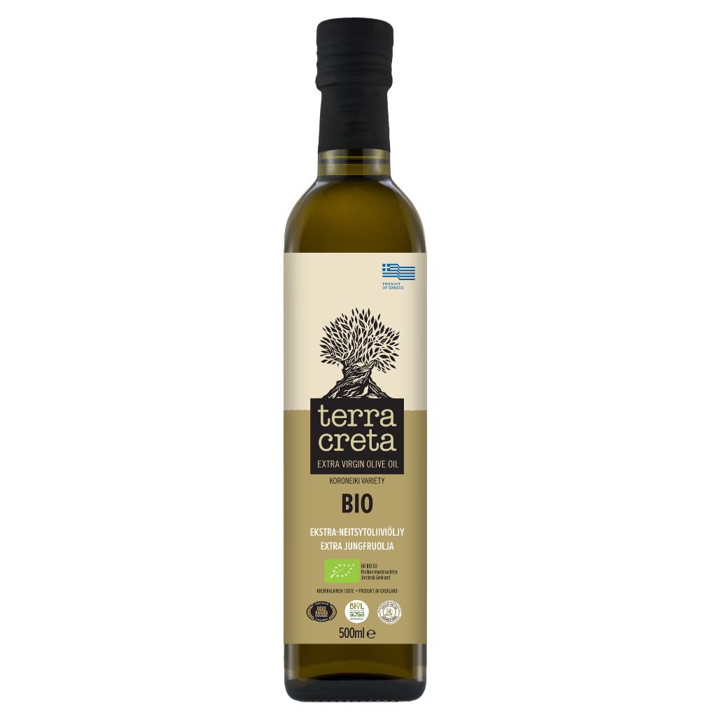 Terra Creta Ekstra-neitsytoliiviöljy, Luomu, 500 ml