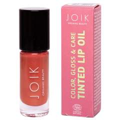 JOIK Organic Beauty Colour, Gloss & Care Lip Oil 08 Peachy Coral 4,5 ml