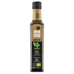 Terra Creta Bio Infusion Ekologisk Extra Virgin Olivolja med Basilika 250ml