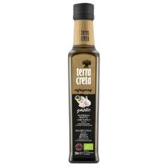 Terra Creta Bio Infusion Ekologisk Extra Virgin Olivolja med Vitlök 250m