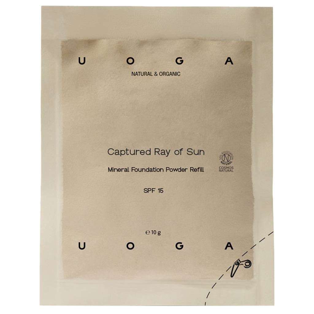 Uoga Uoga Mineral Foundation Powder Refill, 635 Captured Ray of Sun 10g