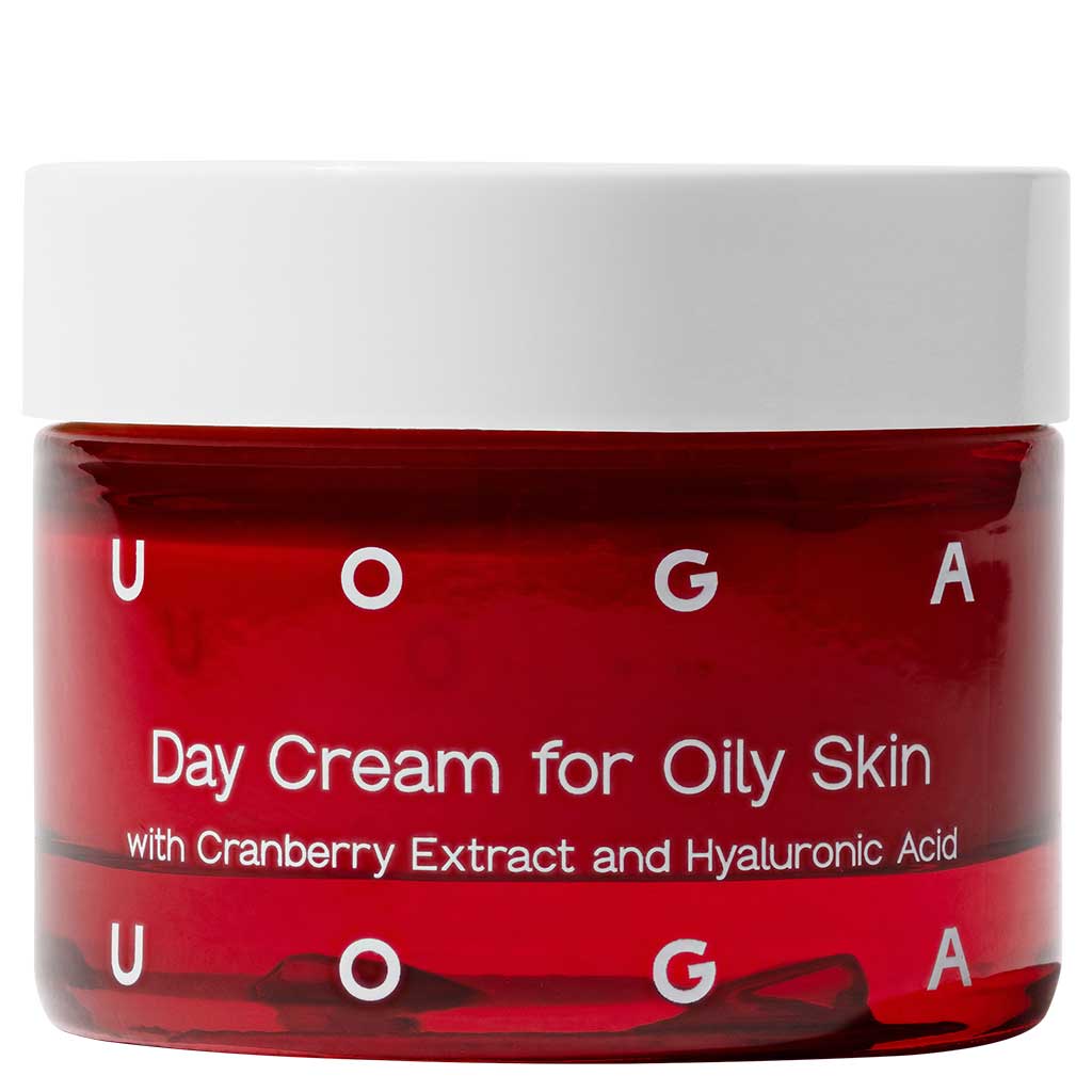 Uoga Uoga Day Cream for Combination and Oily Skin with cranberry extract and hyaluronic acid 30 ml