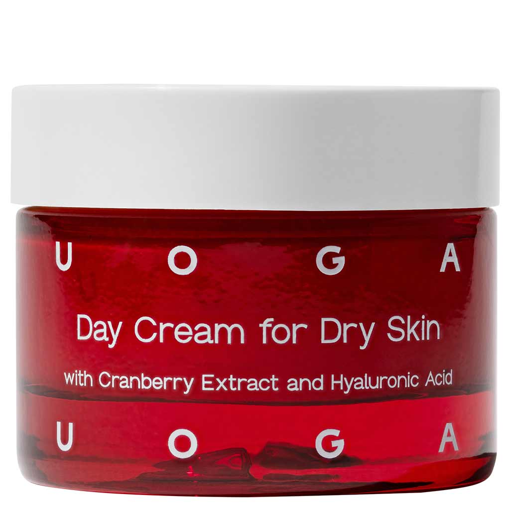 Uoga Uoga Day Cream for Dry and Normal Skin with cranberry extract and hyaluronic acid  30 ml 