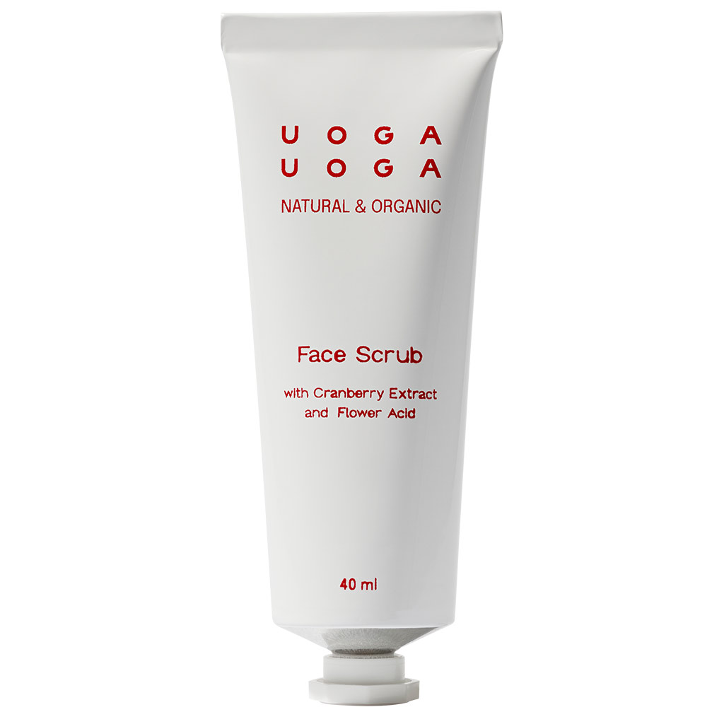 Uoga Uoga Face Scrub with flower acid and cranberry extract 40 ml