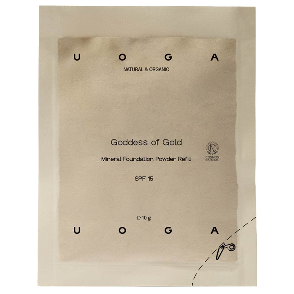 Uoga Uoga Mineral Foundation Powder Refill, 806 Goddess of gold 10g 